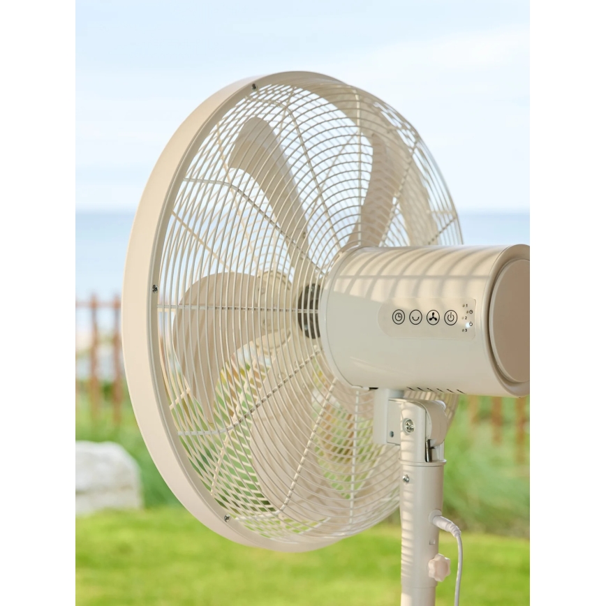 Lucci Air 21326449 - Golvfläkt GLIDE 36W/230V Ø 45 cm vit