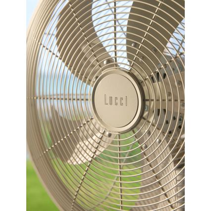 Lucci Air 21326449 - Golvfläkt GLIDE 36W/230V Ø 45 cm vit