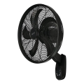 Lucci Air 21326749 - Väggmonterad fläkt GLIDE 36W/230V Ø 45 cm svart + fjärrkontroll