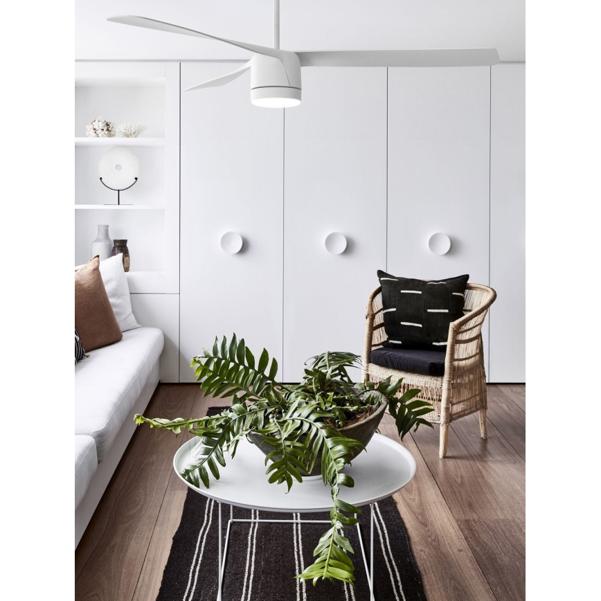 Lucci air 213280 - Takfläkt PEREGRINE 1xGX53/12W/230V vit + fjärrkontroll