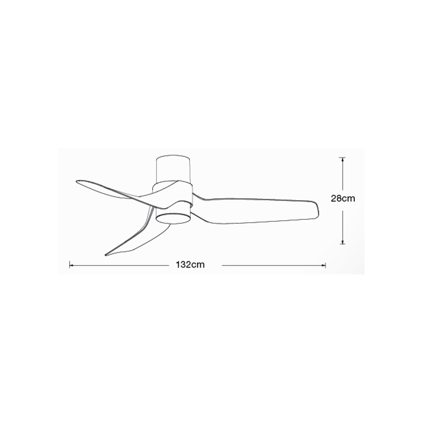 Lucci air 213354 - LED dimbar takfläkt NAUTICA 1xGX53/12W/230V svart + fjärrkontroll