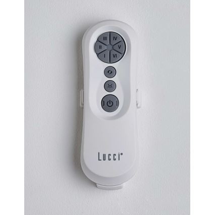 Lucci air 213355-LED Dimbart takfläkt NAUTICA 1xGX53/12W/230V brun/glansig krom + fjärrkontroll