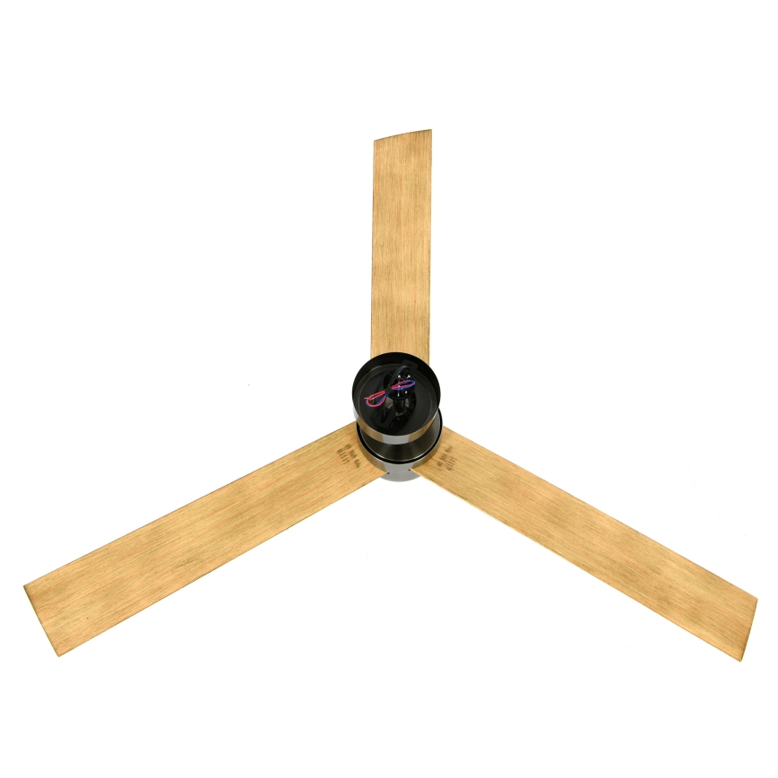 Lucci air 21610449 - LED dimbar takfläkt CLIMATE 1xGX53/12W/230V brun/glansig krom + fjärrkontroll