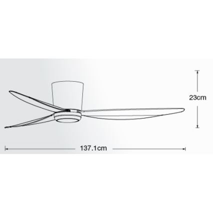 Lucci air 21610649 - LED Dimbar takfläkt ARRAY 1xGX53/12W/230V vit + fjärrkontroll