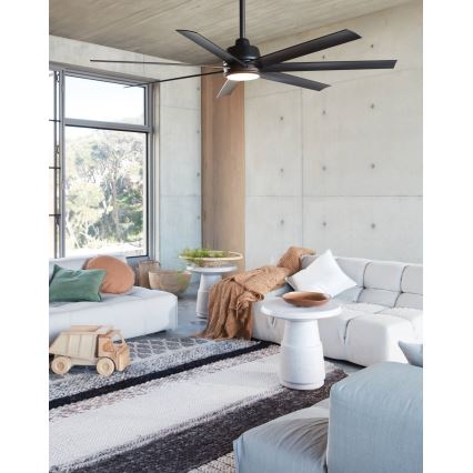 Lucci air 21610949 - Takfläkt ATLANTA 1xGX53/12W/230V svart + fjärrkontroll