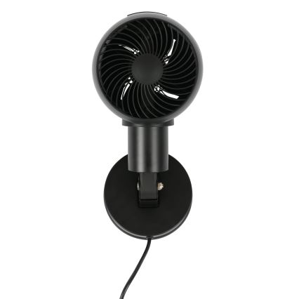 Lucci Air 21612649 - Väggfläkt JET 32W/230V svart + fjärrkontroll