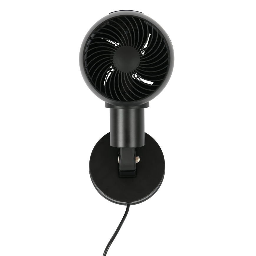 Lucci Air 21612649 - Väggfläkt JET 32W/230V svart + fjärrkontroll