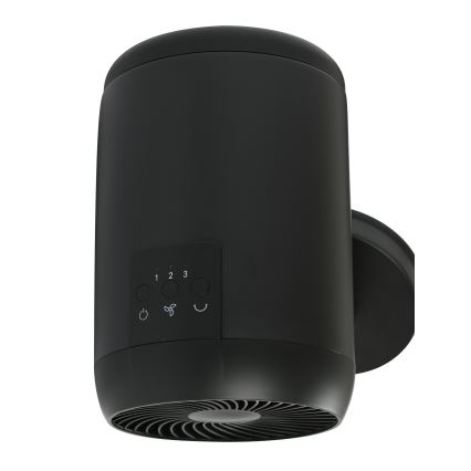 Lucci Air 21612649 - Väggfläkt JET 32W/230V svart + fjärrkontroll