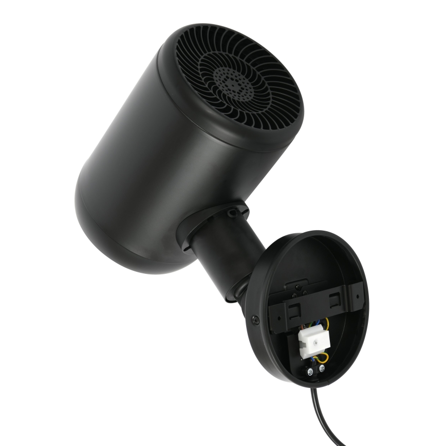 Lucci Air 21612649 - Väggfläkt JET 32W/230V svart + fjärrkontroll