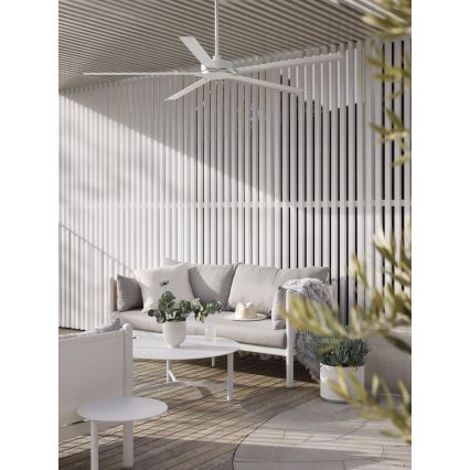 Lucci air 21616049 - Takfläkt MONZA IP55 vit + fjärrkontroll