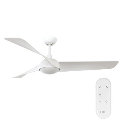 Lucci Air 21617049 - Dimmbar LED-takfläkt OSPREY 1xGX53/12W/230V Ø 132 cm vit + fjärrkontroll