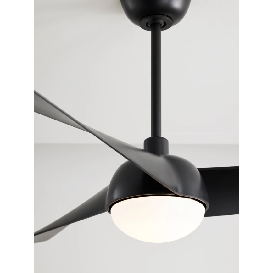 Lucci Air 21617149 - Dimbar LED-takfläkt OSPREY 1xGX53/12W/230V Ø 132 cm svart + fjärrkontroll