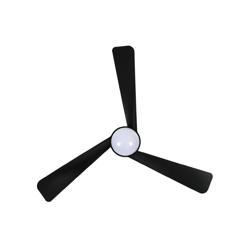 Lucci Air 21617149 - Dimbar LED-takfläkt OSPREY 1xGX53/12W/230V Ø 132 cm svart + fjärrkontroll