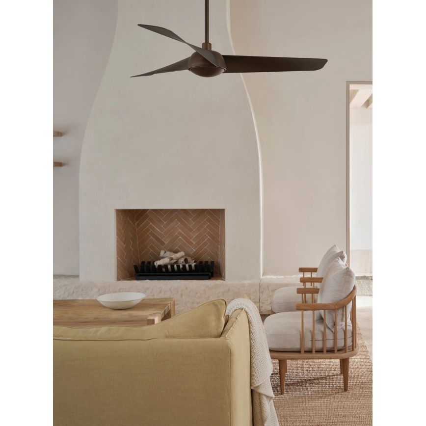 Lucci Air 21617249 - LED-dimmbar takfläkt OSPREY 1xGX53/12W/230V Ø 132 cm brons + fjärrkontroll
