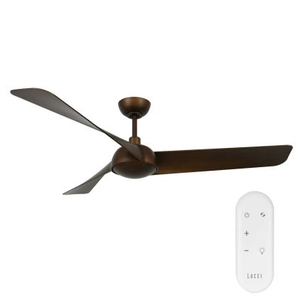Lucci Air 21617249 - LED-dimmbar takfläkt OSPREY 1xGX53/12W/230V Ø 132 cm brons + fjärrkontroll