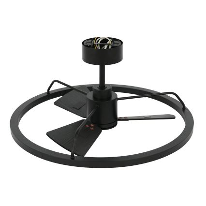 Lucci Air 516124 - LED Dimbar takfläkt CESSNA LED/36W/230V 3000/4000/5000K svart + fjärrkontroll