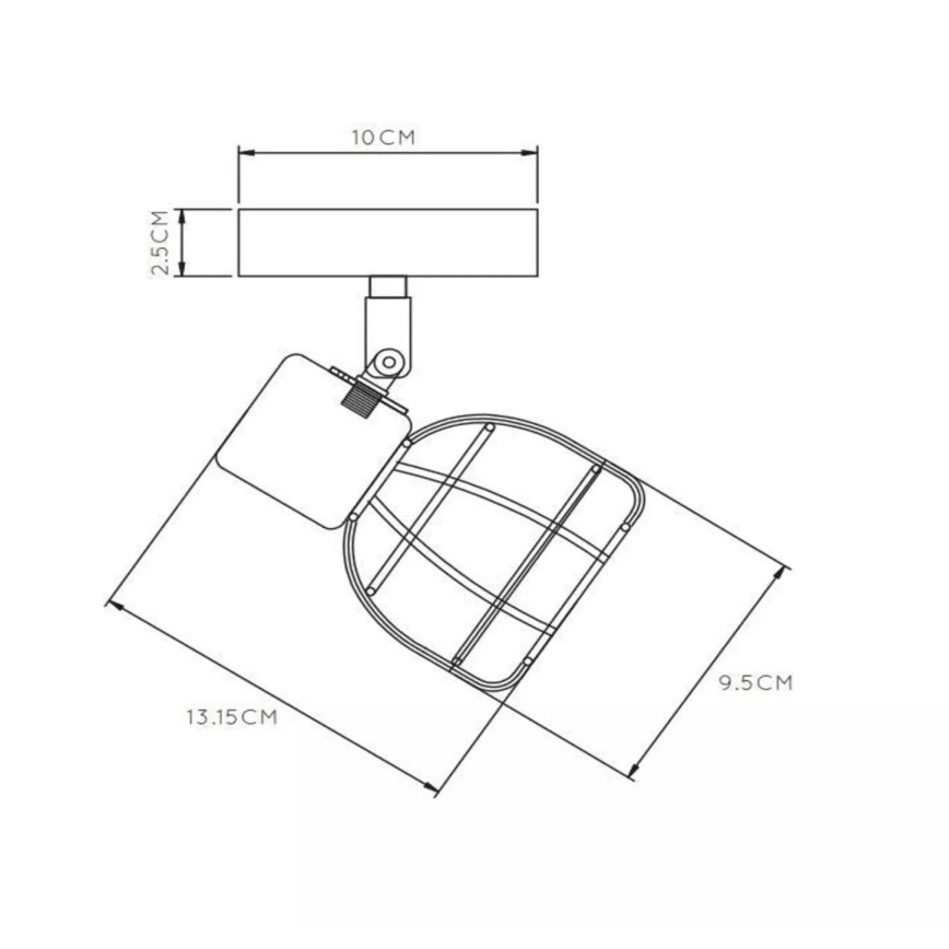 Lucide 00929/01/30 - Spotlight FILOX 1xE14/40W/230V