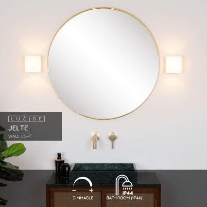 Lucide 04203/01/30 - Badrumsväggbelysning  JELTE 1xG9/33W/230V IP44