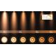 Lucide 09120/24/30 – LED Dimbar Spotlight ZEFIX 2×GU10/12W/230V Svart