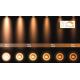 Lucide 09921/12/30 - LED ljusreglerad spotlight FEDLER 1xGU10/12W/230V 2200-3000K CRI95 svart
