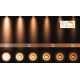 Lucide 09921/12/31 - LED ljusreglerad spotlight  FEDLER 1xGU10/12W/230V 2200-3000K CRI95 vit