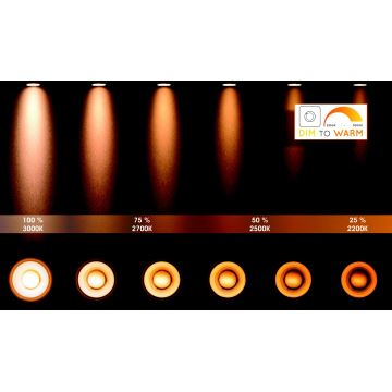 Lucide 09929/15/30 - LED ljusreglerad spotlight  NIGEL 3xGU10/5W/230V 2200-3000K svart  CRI 95