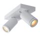 Lucide 09930/10/31 - LED ljusreglerad spotlight  TAYLOR 2xGU10/5W/230V IP44