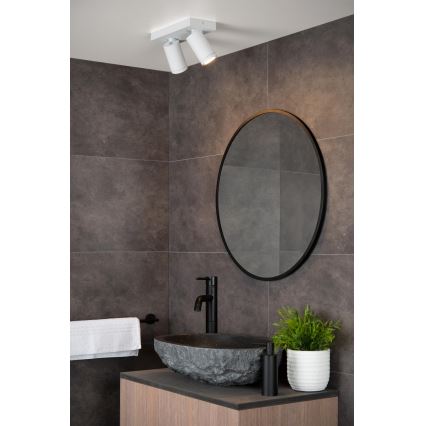 Lucide 09930/10/31 - LED Ljusreglerad badrum spotlight TAYLOR 2xGU10/5W/230V IP44
