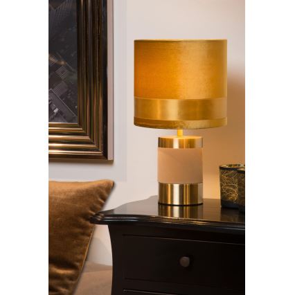 Lucide 10500/81/34 - Bordslampa EXTRAVAGANZA FRIZZLE 1xE14/40W/230V guld