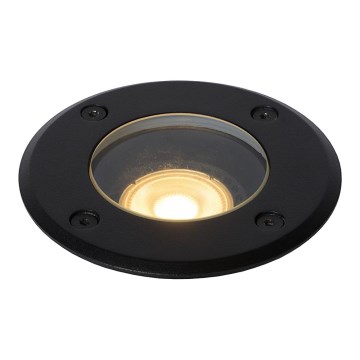 Lucide 11801/01/30 - Infälld lampa för utomhusbruk BILTIN 1xGU10/35W/230V IP67 svart