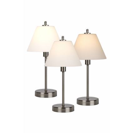 Lucide 12561/21/12 - Dimbar Bordslampa TOUCH två 1xE14/40W/230V
