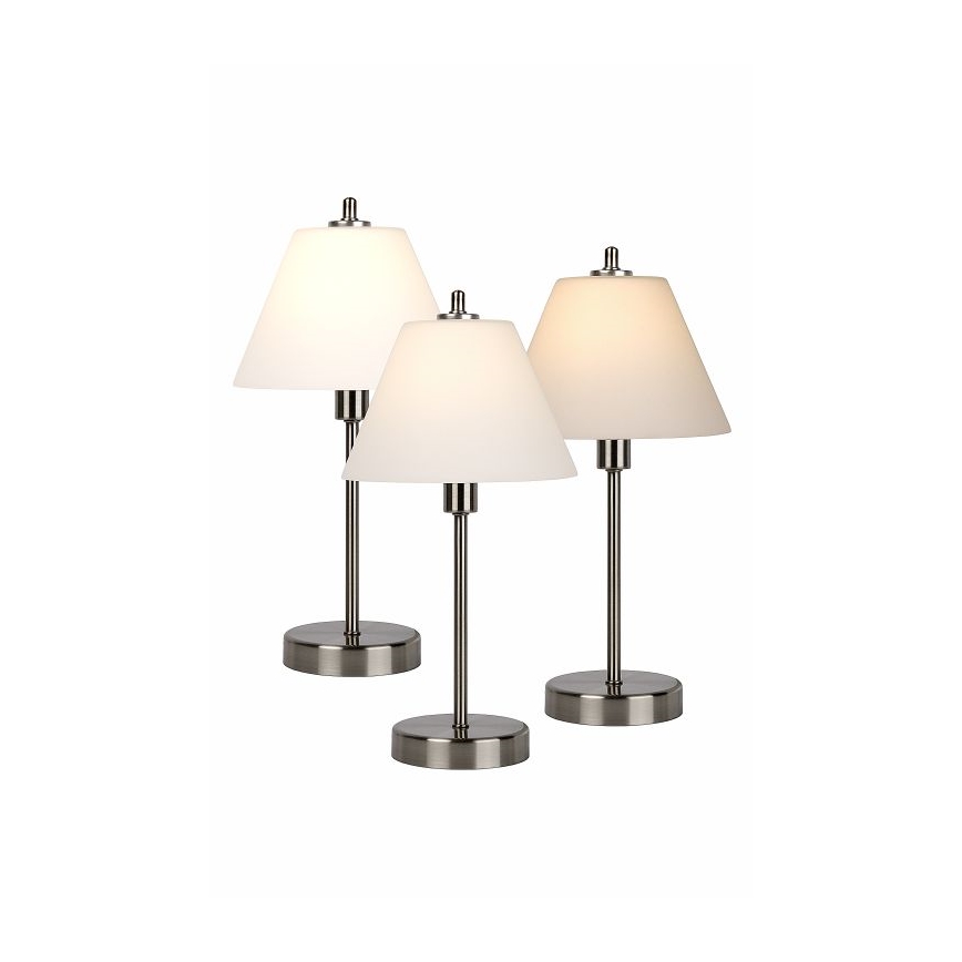 Lucide 12561/21/12 - Dimbar Bordslampa TOUCH två 1xE14/40W/230V