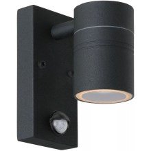 Lucide 14866/05/30 - LED belysning med sensor för utomhusbruk ARNE-LED 1xGU10/5W/230V IP44