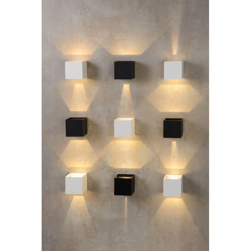 Lucide 17293/02/31 - Utomhus LED Väggbelysning XIA 2xLED/1W/230V IP54