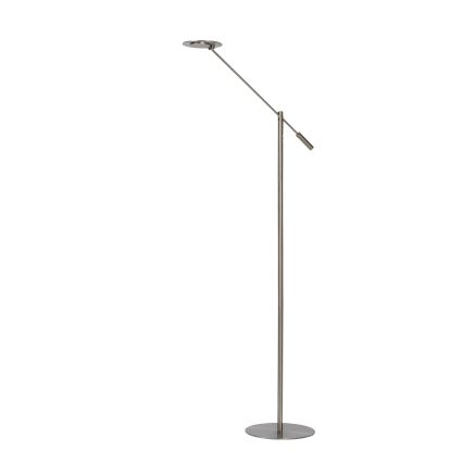 Lucide 19766/09/12 - LED Dimbar golvlampa ANSELMO LED/9W/230V matt krom