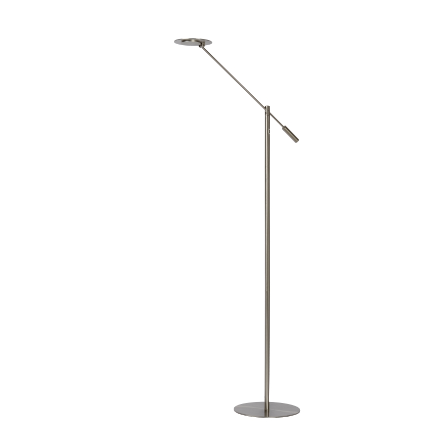 Lucide 19766/09/12 - LED Dimbar golvlampa ANSELMO LED/9W/230V matt krom