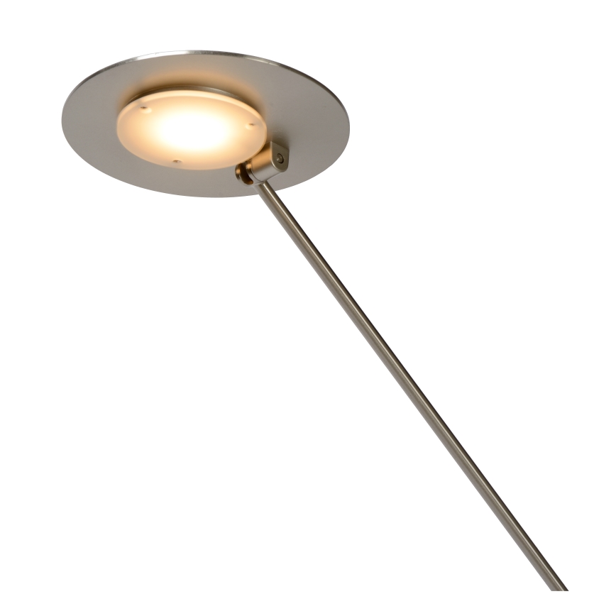 Lucide 19766/09/12 - LED Dimbar golvlampa ANSELMO LED/9W/230V matt krom