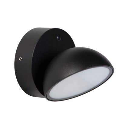 Lucide 22865/12/30 - LED Utomhusvägglampa med skymningssensor FINN LED/12W/230V IP54 svart