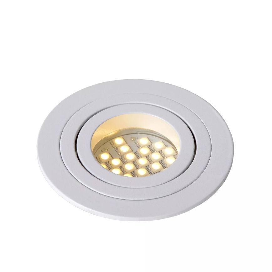 Lucide 22954/01/31 - Infälld taklampa TUBE 1xGU10/50W/230V vit