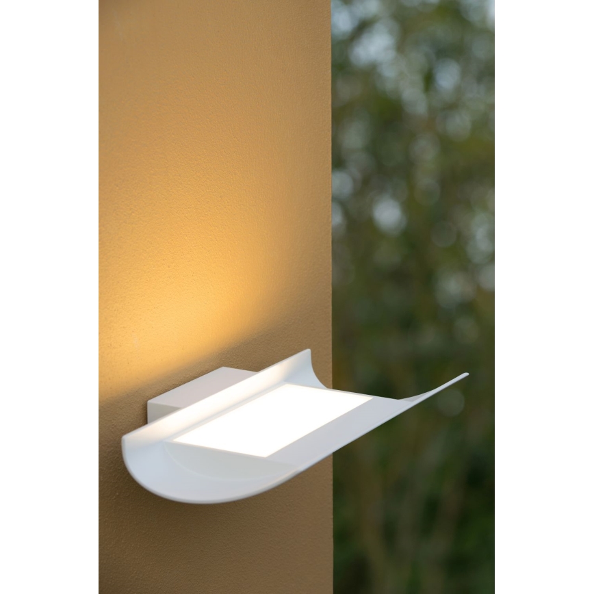 Lucide 27884/15/31 - Utomhus LED Väggbelysning DYVOR-LED LED/15W/230V vit