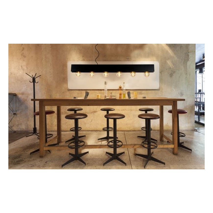 Lucide 30474/06/30 - Ljuskrona med snöre SURTUS 6xE27/60W/230V