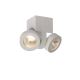 Lucide 33159/10/31 - LED ljusreglerad spotlight MITRAX 2xLED/5W/230V vit