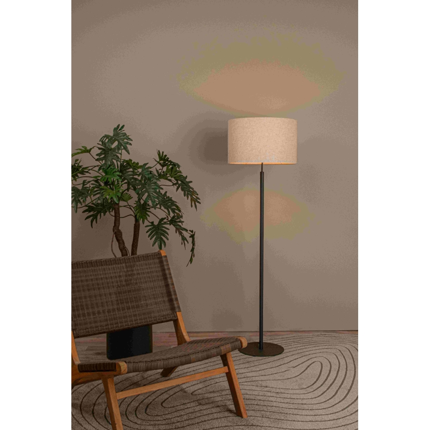 Lucide 45709/81/38 - Golvlampa MAYA 1xE27/40W/230V grädde
