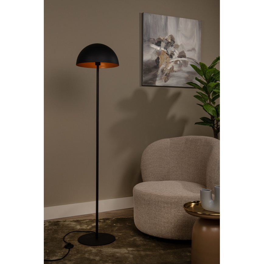 Lucide 45796/01/30 - Golvlampa SIEMON 1xE27/40W/230V svart