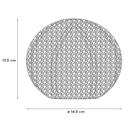 Lucide 46501/01/30 - Bordslampa  PAOLO 1xG9/28W/230V svart