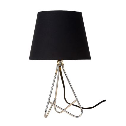Lucide 47500/81/11 - Bordslampa GITTA 1xE14/40W/230V svart