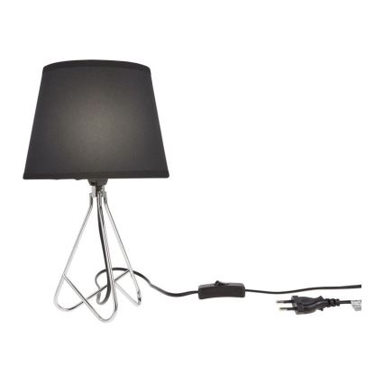 Lucide 47500/81/11 - Bordslampa GITTA 1xE14/40W/230V svart