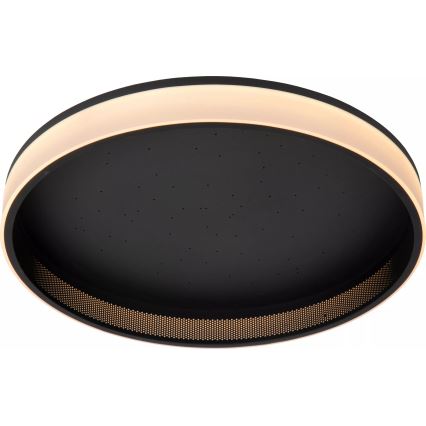 Lucide 71102/40/30 - LED Dimbar taklampa ESTREJA LED/40W/230V 2500-3000K diameter 40 cm svart + fjärrkontroll