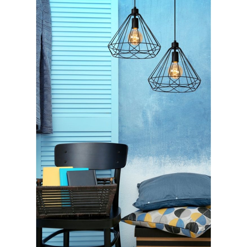 Lucide 78385/32/30 - Ljuskrona med snöre KYARA 1xE27/60W/230V