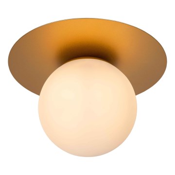 Lucide 79187/01/02 - Taklampa TRICIA 1xE27/15W/230V diameter 25 cm guld